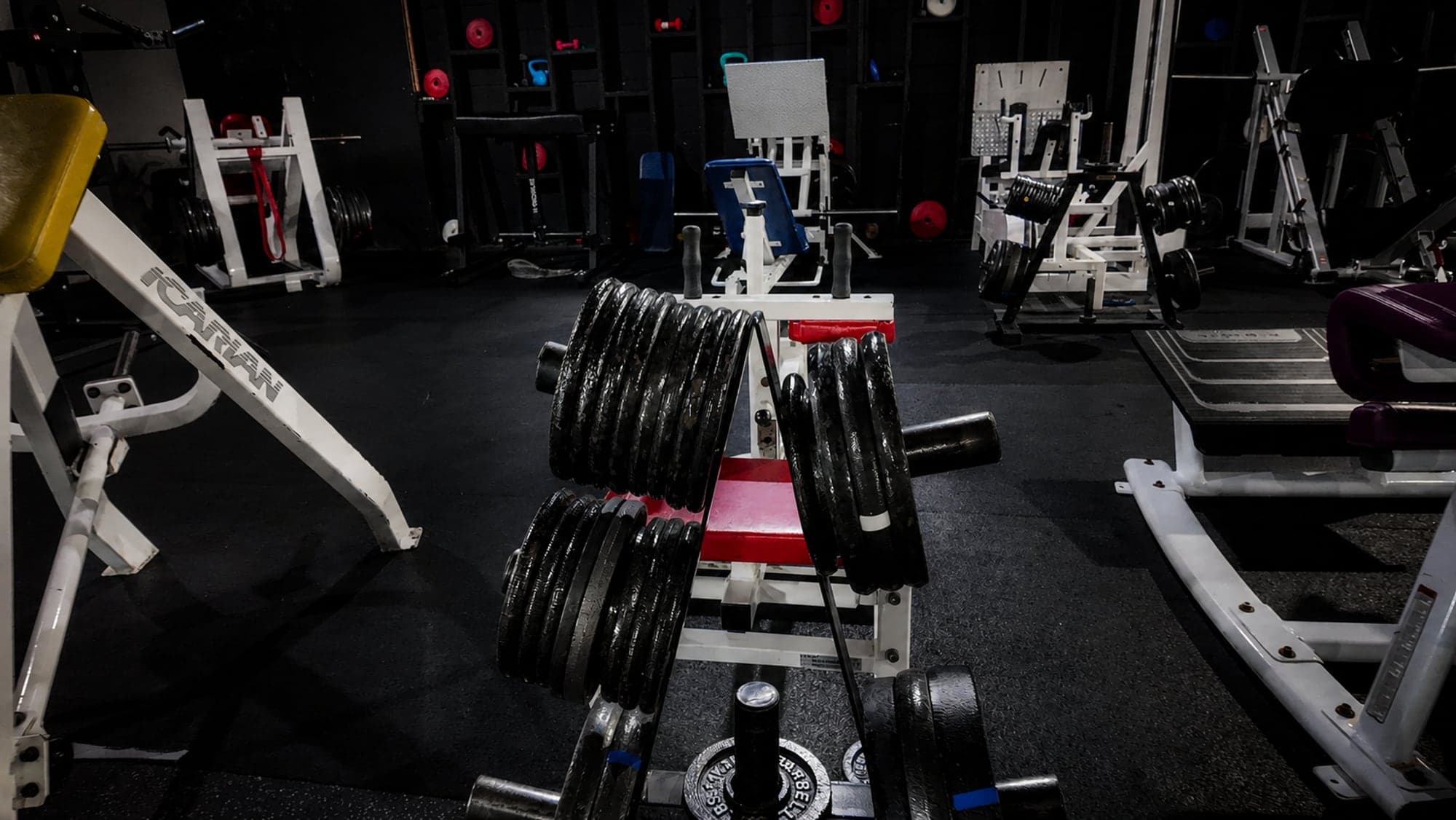 The gym floor at Atlas Fitness & Health Center in Torrington, CT