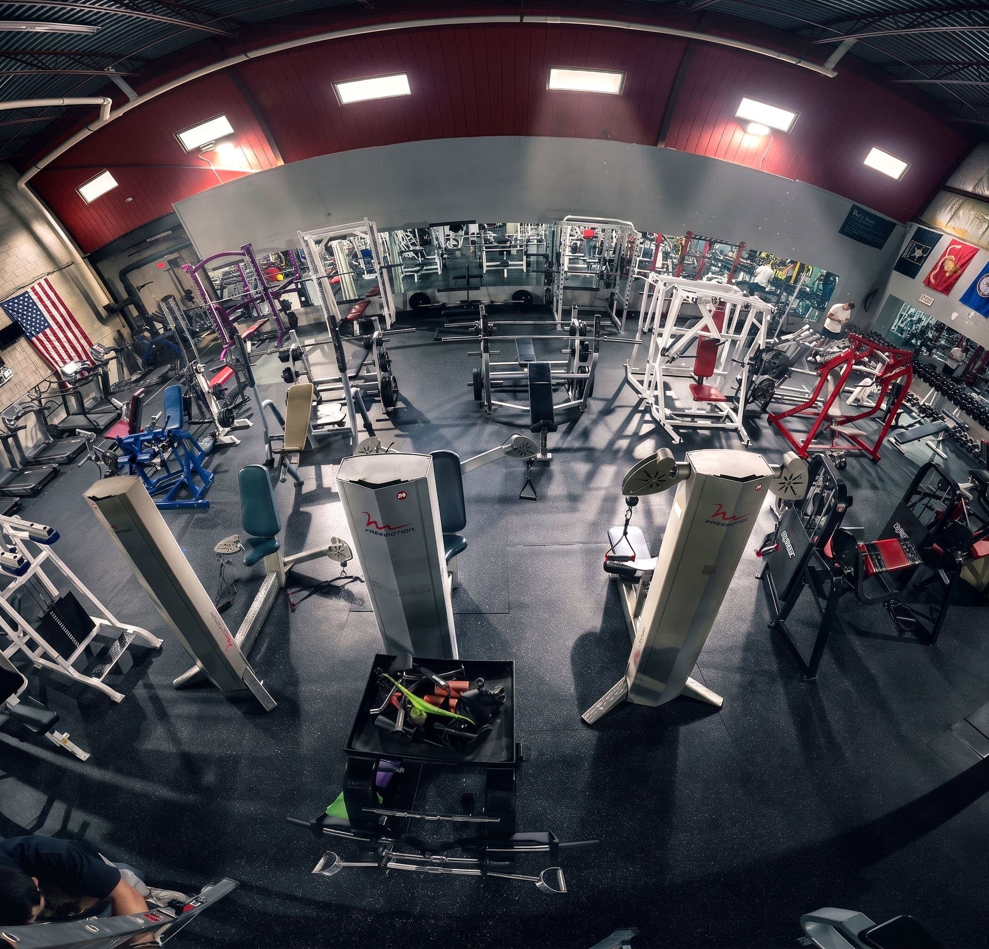 Inside Atlas Fitness & Health Center, a 24/7 gym floor in Torrington, CT
